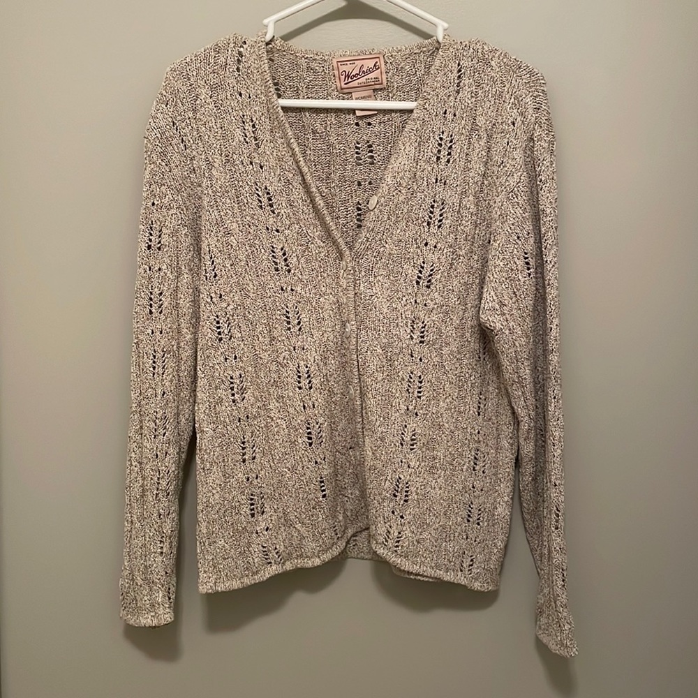 Woolrich Women’s knitted button down sweater Size S